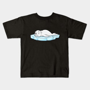 Seal on Ice Floe Kids T-Shirt